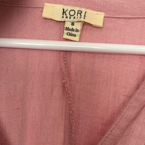 Pink Button-Up Romper - Picture 4 of 5